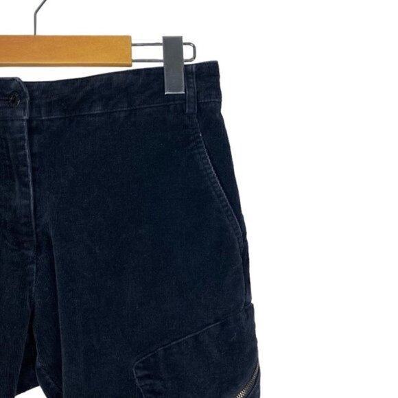 James Jeans Black Ebony Corduroy Boyfriend Cargo Pocket Utility Pant Joggers 26 - Picture 8 of 15